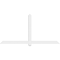 Ekena Millwork Eugene Architectural Grade PVC Gable Bracket, 84"W x 42"H x 2"D x 4"F, 12/12 Pitch GBP084X42X0204EUG00 - alternate 5